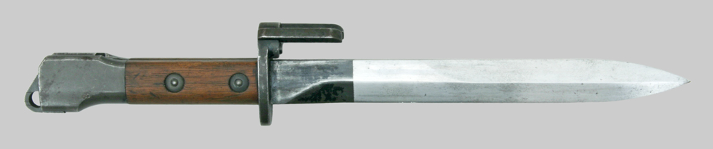 Iimage of Belgian FAL Type A knife bayonet.