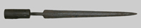 Thumbnail image of long-shanked Dutch-Liege socket bayonet.