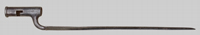 Thumbnail image of British India Pattern Brown Bess socket bayonet.