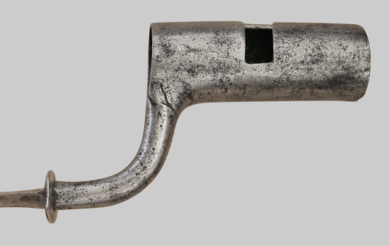 Image of short-shank Dutch/Liege socket bayonet.