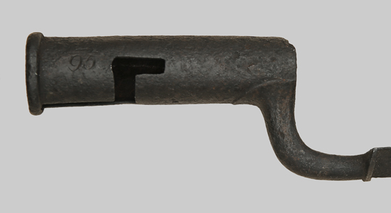 Image of early land pattern brown bess bayonet.