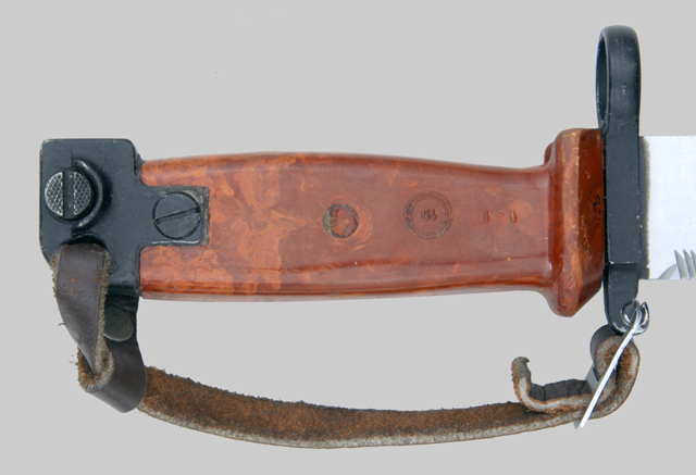 Image of Bulgarian Orange AKM Type II bayonet.