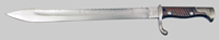 Thumbnail image of German M1898/05 n/A sawback sword bayonet.