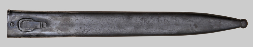 Image of German M1884/98 second pattern sawback knife bayonet.