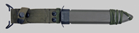 Thumbnail image of Norway AG3 Type 2 bayonet.