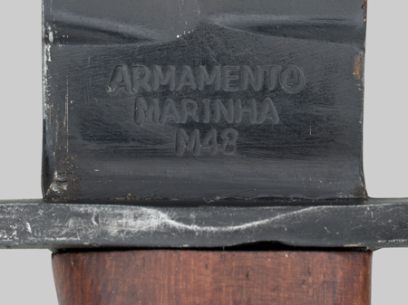 Image of Portugal m/948 (FBP) sub machinegun bayonet.