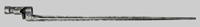 Thumbnail image of Russian M1891/30 Panshin socket bayonet.