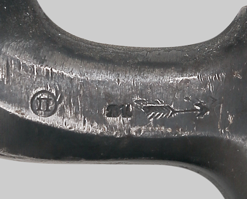 Image of Russian M1870 Berdan II socket bayonet.