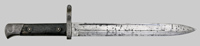 Thumbnail image of Austrian M1888 knife bayonet.