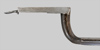 Thumbnail image of the Swiss triangular bayonet for the M1851 Federal Rifle.