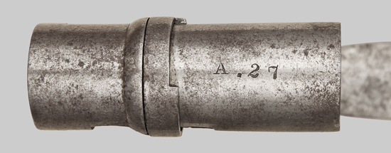 Image of U.S. M1841 Drake Alteration socket bayonet.