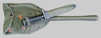 Thumbnail image of USA M1956 Entrenching Tool Bayonet Carrier.