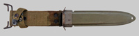 Thumbnail image overall view of scabbard for commercial M4 bayonet by Kiffe