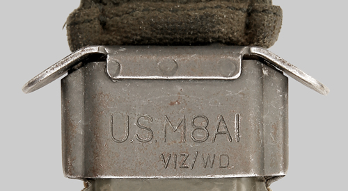 Image of M8A1 Scabbard produced by Wilson-Duggar Co., Inc.
