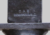 Thumbnail image of commercial M4 bayonet marked S.A.B. Ridgefield, N.J.