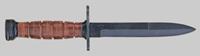 Thumbnail image of unmarked 1960s commercial M4 bayonet.