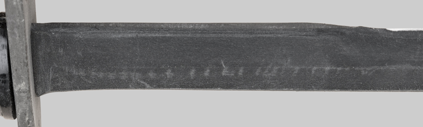 Image of 1962 Columbus Milpar & Manufacturing Co. M6 bayonet taken from sealed packaging.