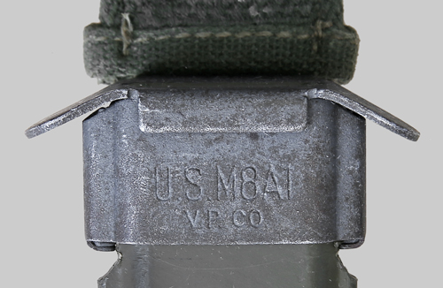 Image of 1961 contract M8A1 scabbard by Victory Plastics Co.