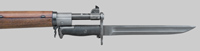 Thumbnail image of USA M1 (shortened M1905) knife bayonet.