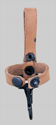 Thumbnail image of Yugoslavian AKM belt hanger with snap closure.
