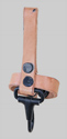 Thumbnail image of Yugoslavian AKM belt hanger with snap closure.