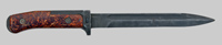 Thumbnail image of Czechoslovakia VZ-58 knife bayonet with lower crossguard extension and extended tang.