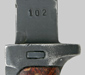 Thumbnail image of Czechoslovakia VZ-58 knife bayonet with lower crossguard extension.