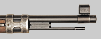 Image of Maiser bayonet bar on a Kar 98k rifle.